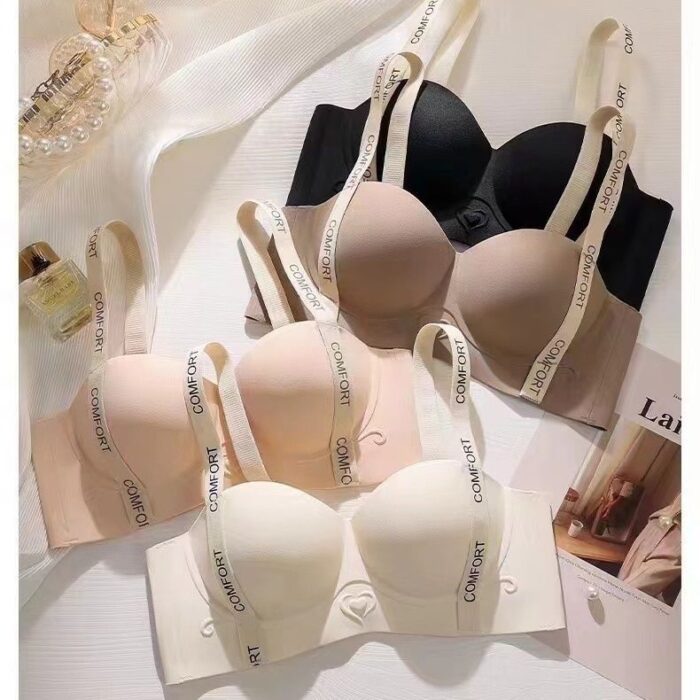 Half-Cup Seamless Lifting Bra for Girls with Small Breasts, Push-Up Bra